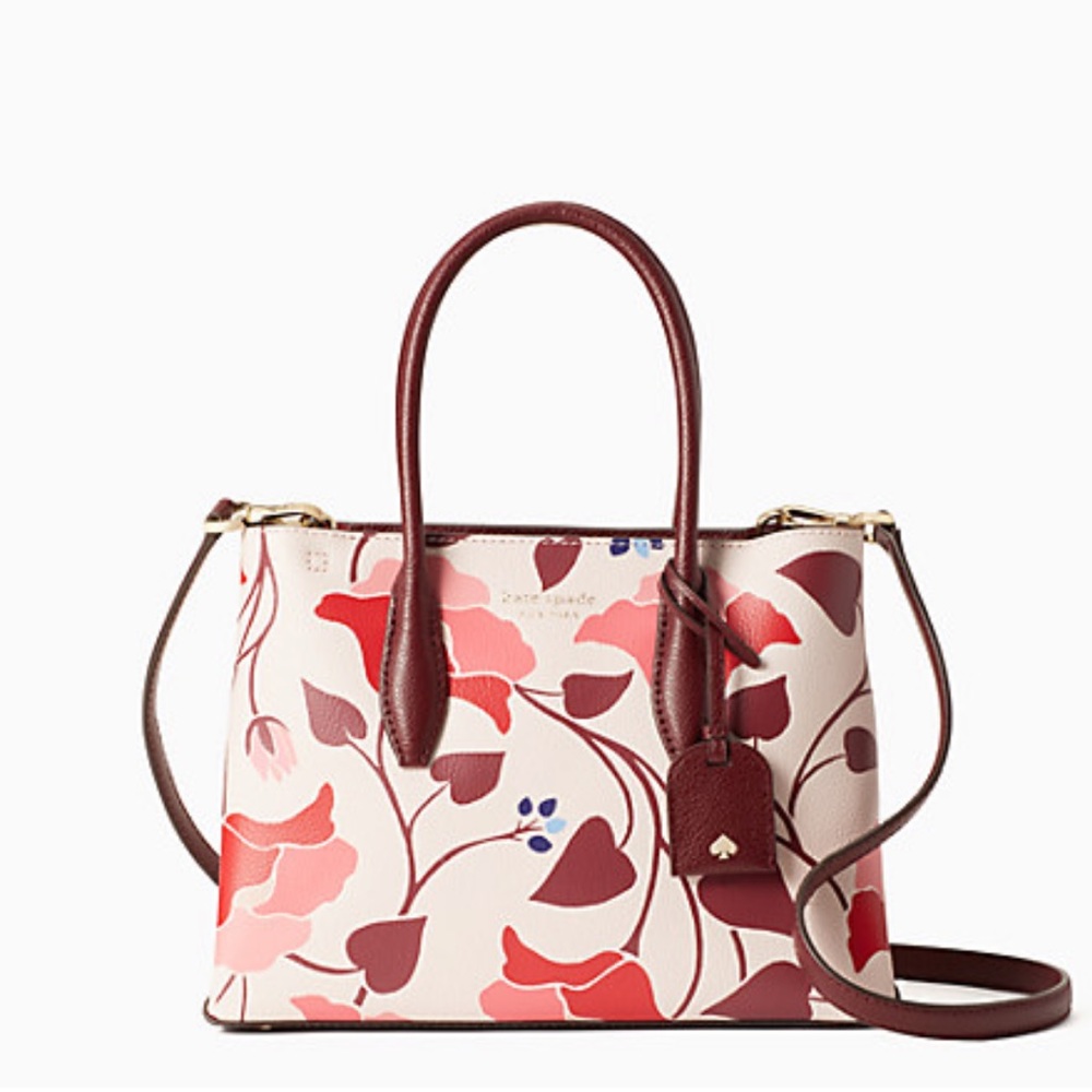 Kate Spade nouveau bloom top zip satchel - Picture 9 of 11